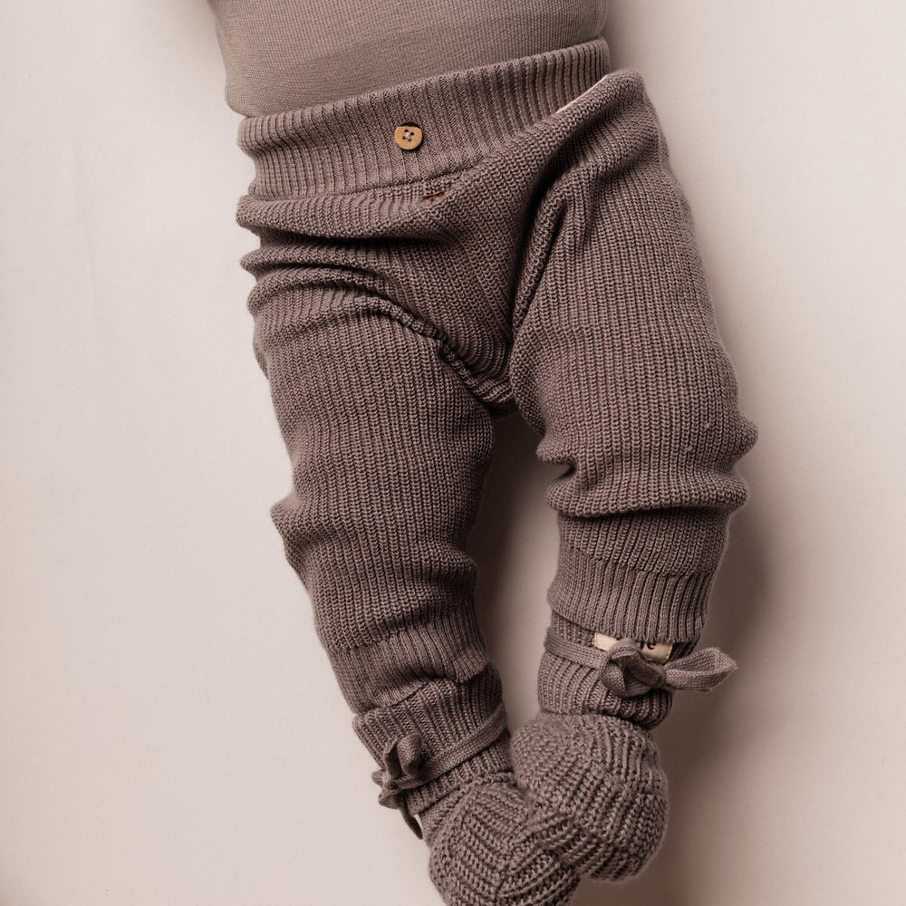 Baje Studio wil baby broek grey steel