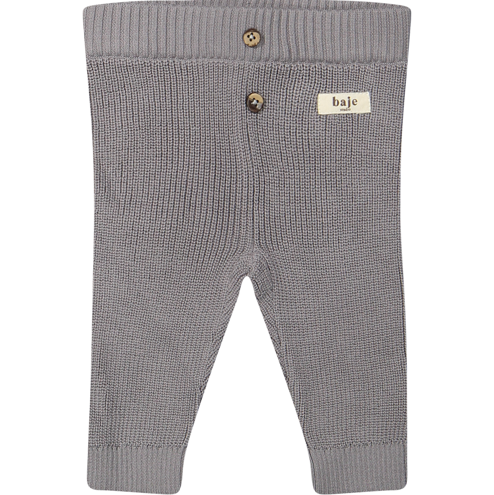 Baje Studio wil baby broek grey steel