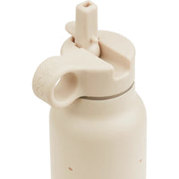 De Liewood falk waterfles peach sea shell 350ml is een ideale waterfles voor onderweg. Deze waterfles heeft met een inhoud van 350 ml een prima formaat voor iedereen die onderweg de dorst wil lessen. VanZus.