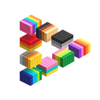 Met de PIXIO Abstract Pixoplasma kun je je creativiteit helemaal kwijt. Met deze magnetische blokken kun je 3D pixel kunstwerken maken. In de set vind je 60 blokken in 5 verschillende, vrolijke kleuren.  In de app word je stap voor stap meegenomen om de mooiste creaties te maken met dit toffe magneetspeelgoed! VanZus.