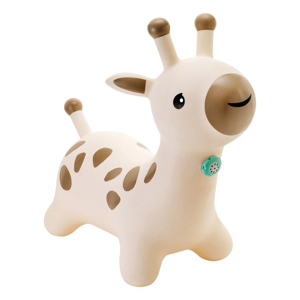 Laat de avonturen beginnen met de B-kids bouncy hoppy pal giraf. De opblaasbare giraf is perfect om mee rond te stuiteren. De oren van het girafje zijn perfect voor de peuterhanden om ze goed vast te pakken. VanZus