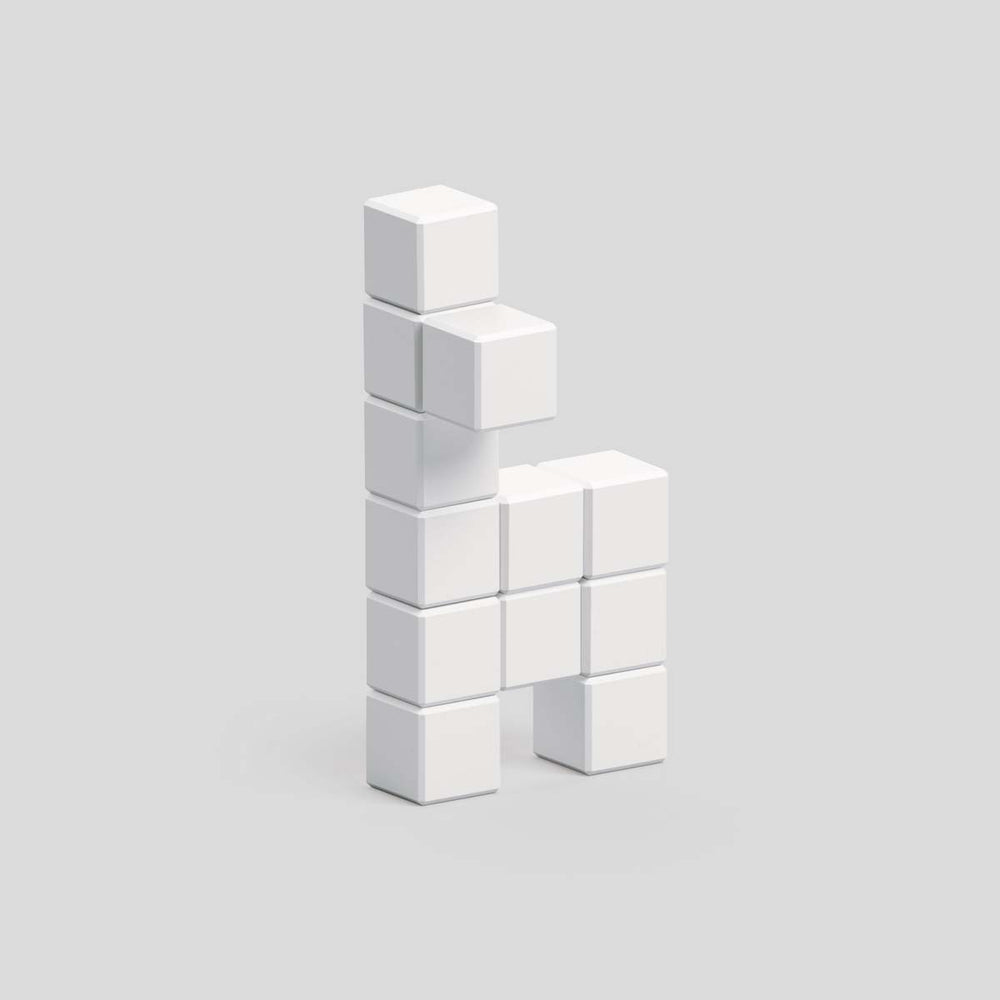 Met de PIXIO Llama White set kun je je creativiteit helemaal kwijt. Met deze magnetische blokken maak je de leukste 3D pixel kunstwerken. Met deze set maak je een schattige witte lama. VanZus.