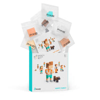 Met de PIXIO Happy Family set kun je je creativiteit helemaal kwijt. Met deze magnetische blokken kun je 3D pixel kunstwerken maken. Deze set is speciaal bedoeld voor het maken van personen en gezinnen. In de app word je stap voor stap meegenomen om de mooiste creaties te maken met dit toffe magneetspeelgoed! VanZus.