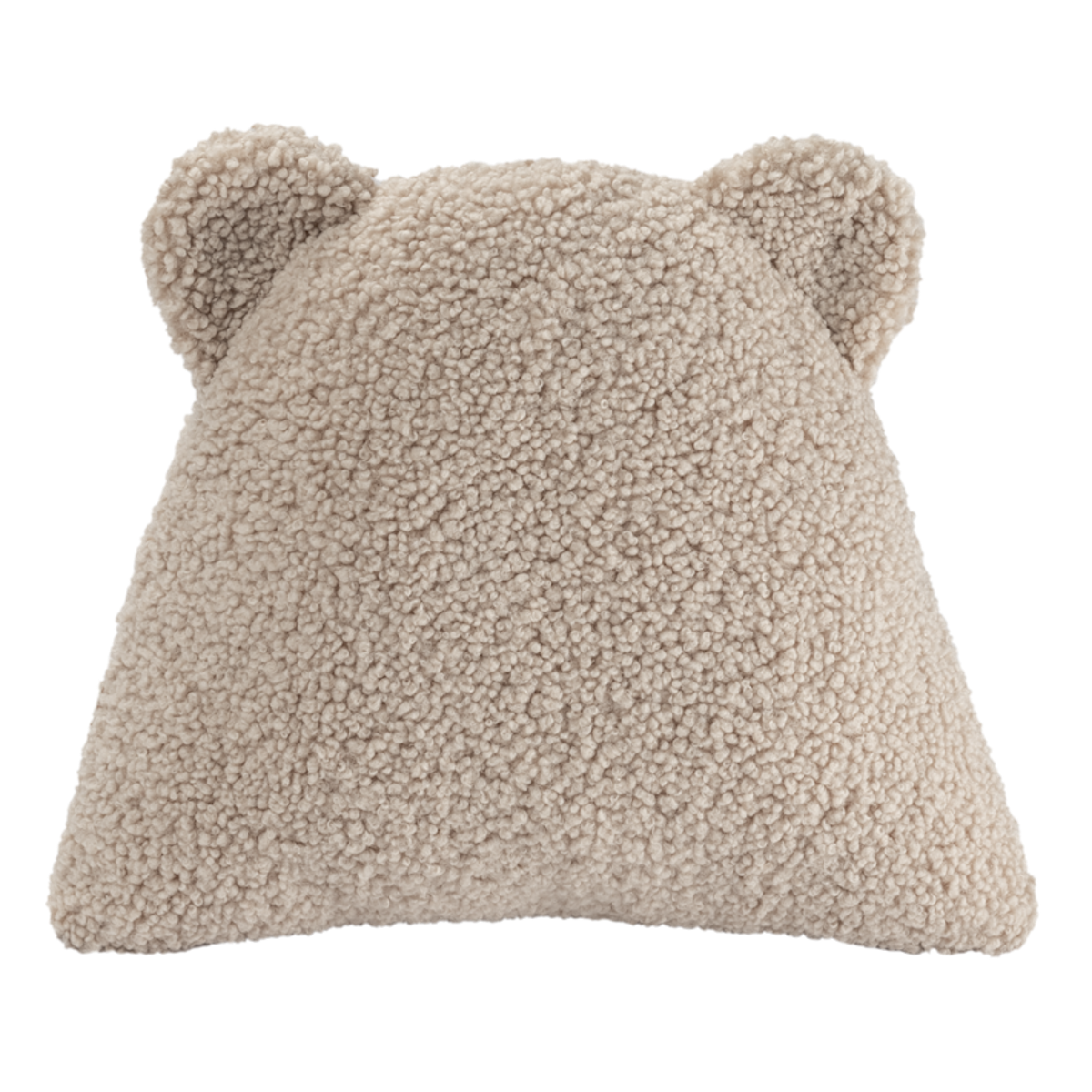 Het Wigiwama bear kussen biscuit is het perfecte accessoire voor op de kamer van je kindje. Dit kussen is niet alleen heerlijk zacht maar ziet er ook super leuk uit. Het kussen heeft namelijk twee oortjes en lijkt daardoor net op een berenkopje. VanZus