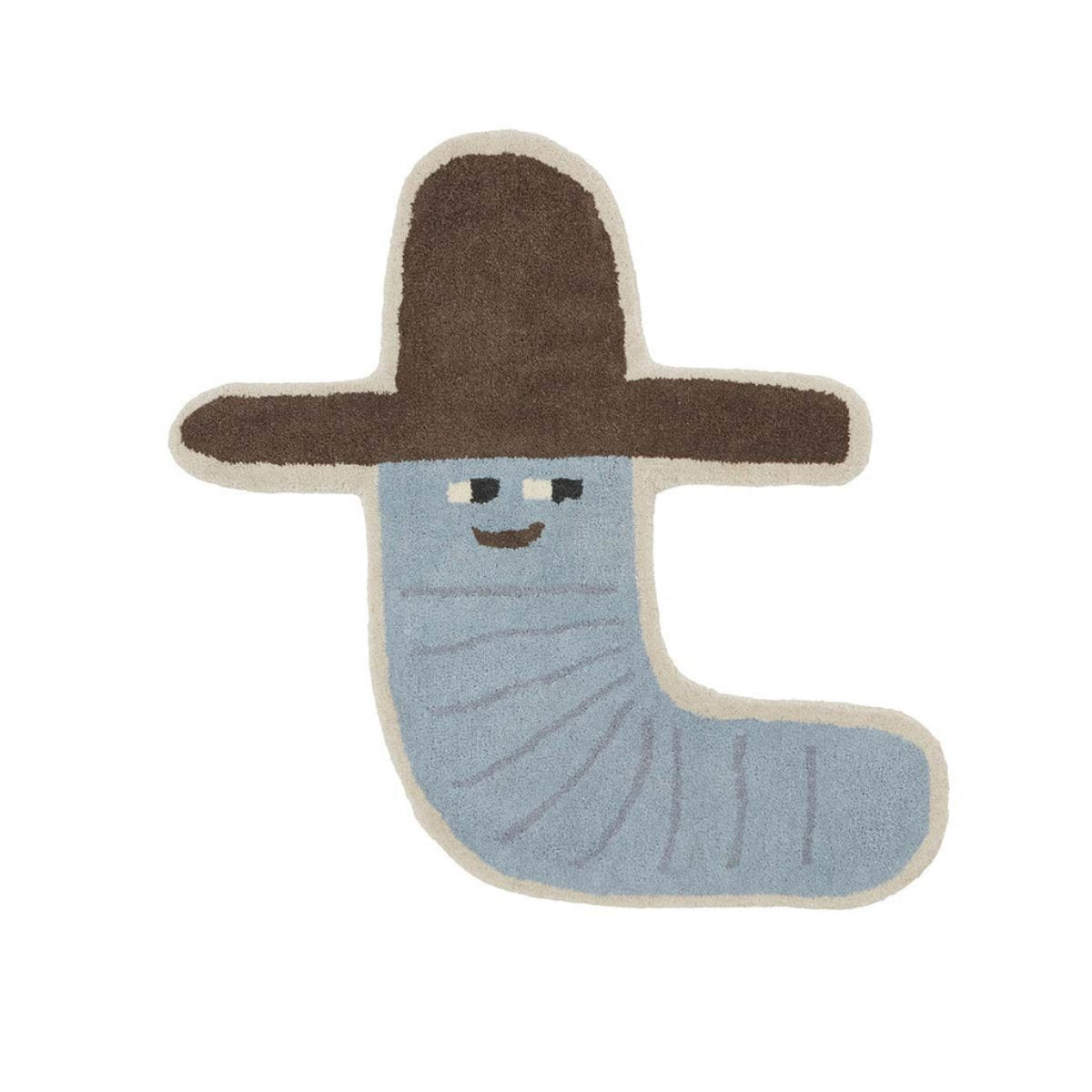 Houd de kleine voetjes warm met het getufte vloerkleed Calle de cowboy van OYOY MINI. Het vloerkleed van wol met katoen is heerlijk zacht en ziet er heel schattig uit. Zo kleed je kinderkamer eenvoudig aan! Het tapijt is heerlijk zacht en heeft een fijne lichtblauwe kleur.