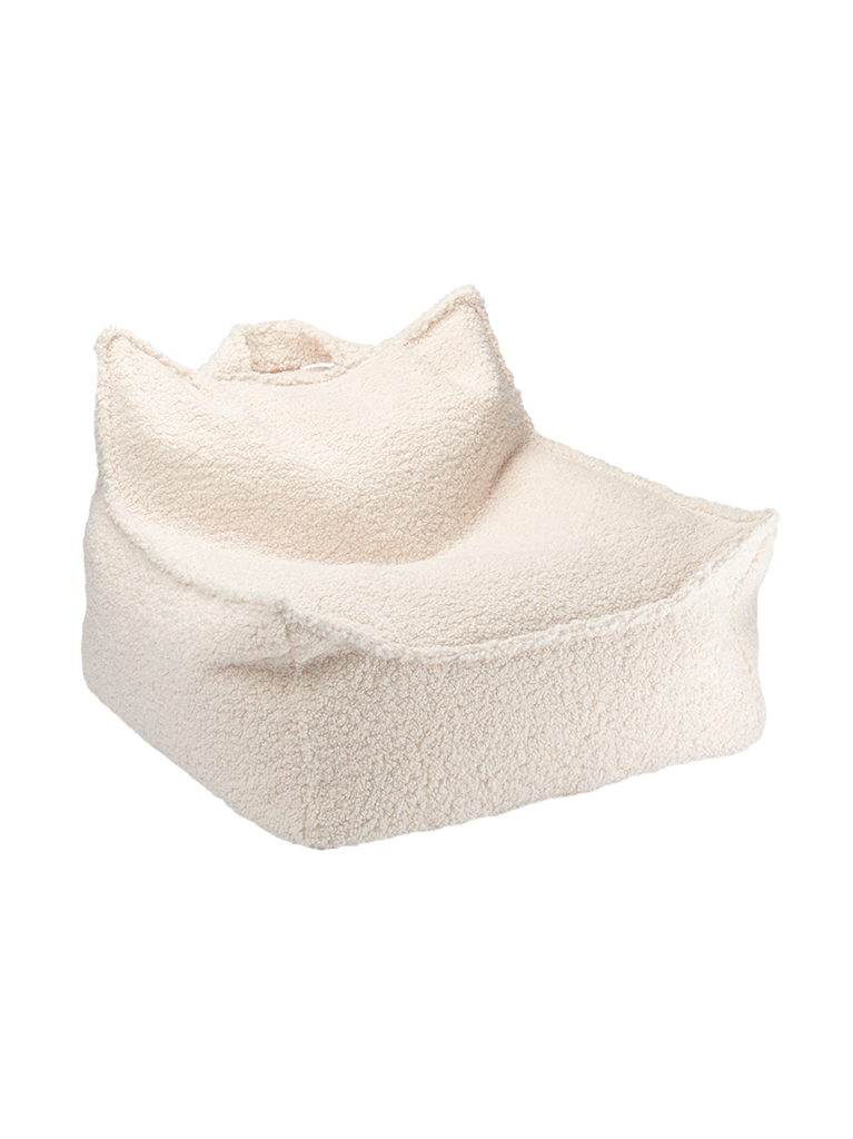 Wigiwama beanbag chair cream white