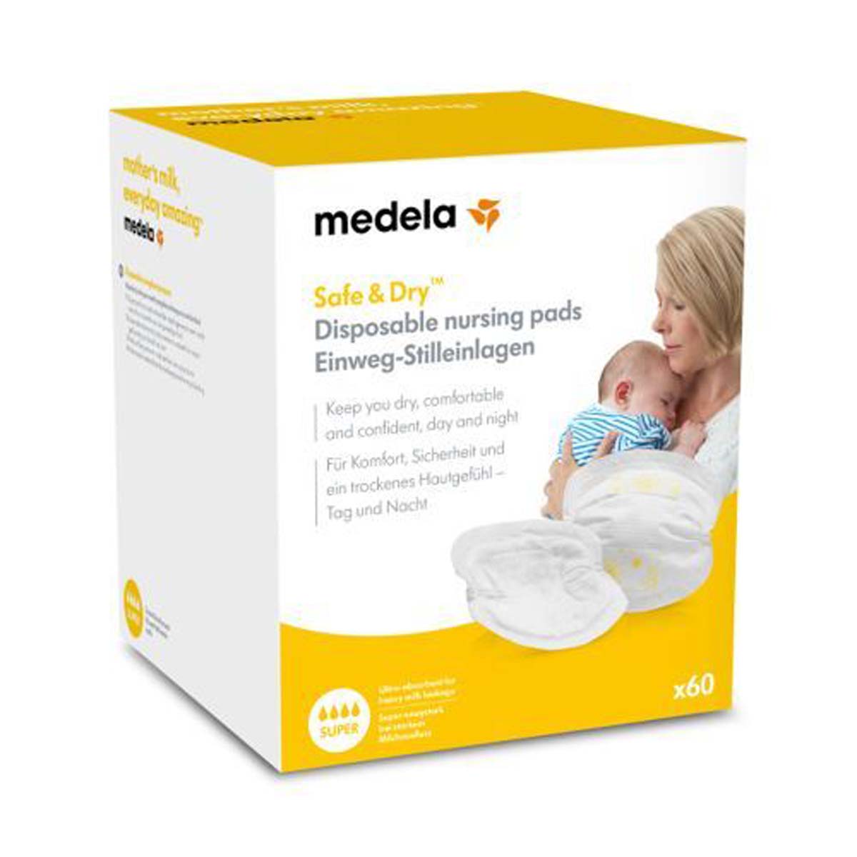 Medela zoogcompressen 60 stuks 0376