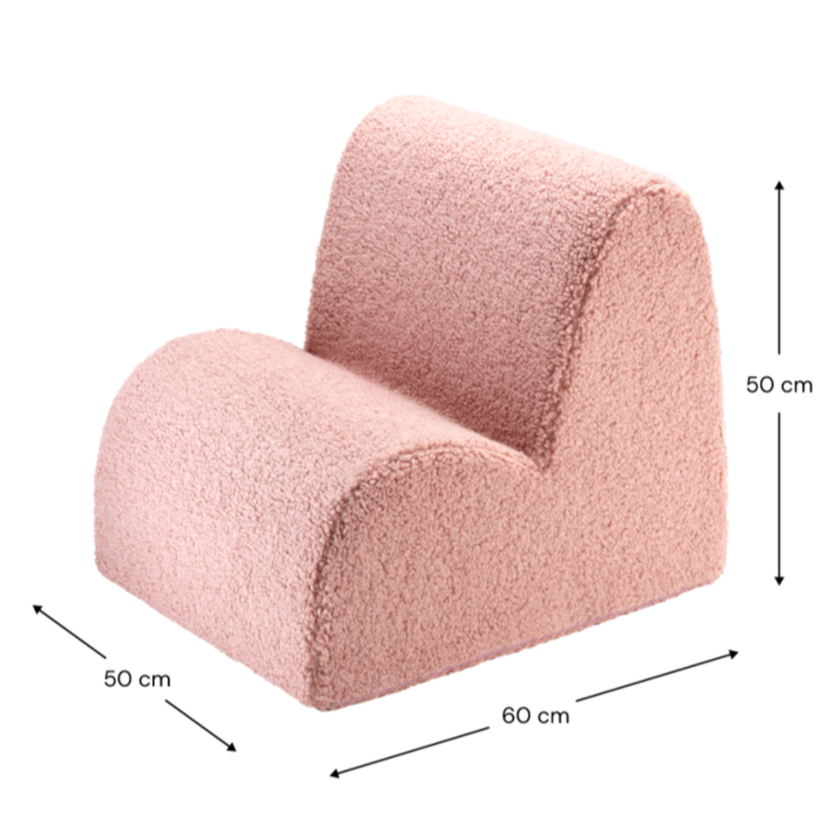 Ooh, de Wigiwama cloud stoel guava pink is toch een geweldige relax stoel voor jouw kindje?! Deze stoel lijkt op een pluizige wolk en is dus super uitnodigend voor kinderen om op te gaan zitten. VanZus