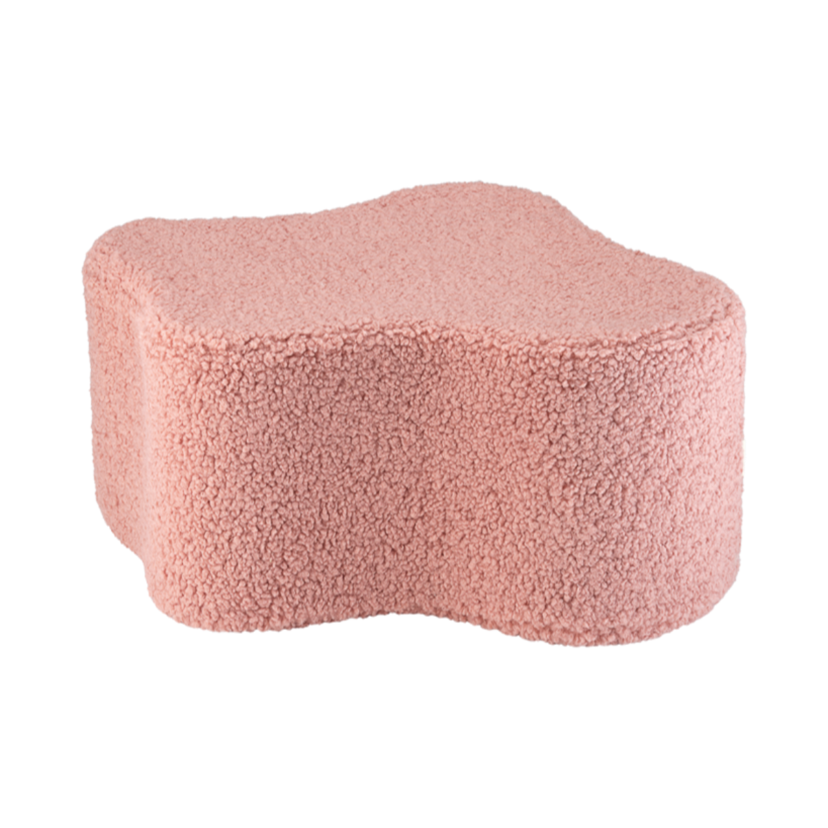 De Wigiwama wolk poef guava pink is een heerlijke poef in teddystof voor in de woonkamer of de slaapkamer van je kindje. De poef heeft de vorm van een wolk en zal daardoor leuk staan in elk interieur. VanZus