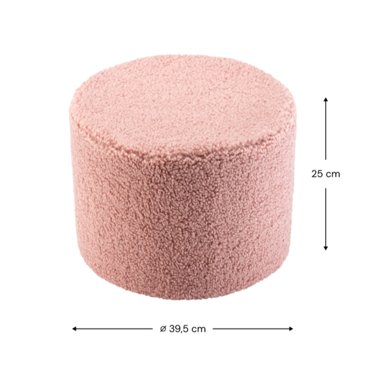 De Wigiwama poef guava pink is een heerlijke poef in teddystof voor in de woonkamer of de slaapkamer van je kindje. De poef heeft een mooie ronde vorm en zal daardoor leuk staan in elk interieur. VanZus