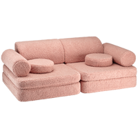 De Wigiwama settee bank guava pink is de perfecte toevoeging aan een speelkamer of slaapkamer voor je kindje. Deze dynamische teddy bank bestaat uit losse onderdelen dus je kunt er van alles mee doen. VanZus