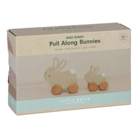 De Little Dutch trekdier konijnen baby bunny is het perfecte houten speelgoed voor kleintjes vanaf 12 maanden. Duurzaam en schattig! VanZus