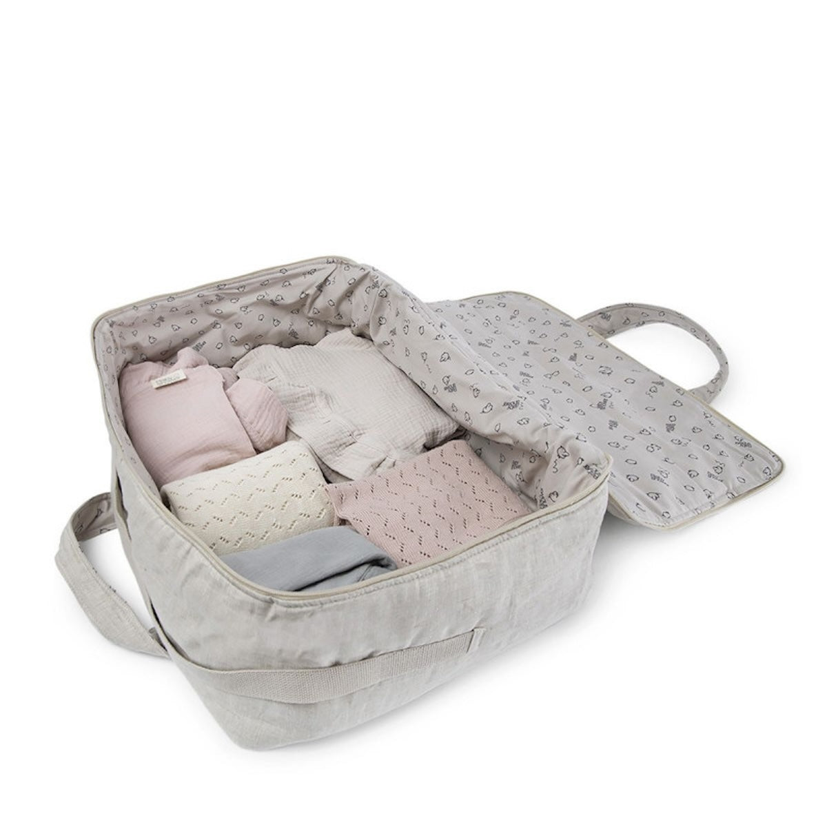 De juliet reistas in beige linen van Babyshower is perfect voor onderweg. Stijlvol, functioneel en ruim genoeg voor alle babybenodigdheden. Met handige vakken en comfortabele schouderriem. VanZus