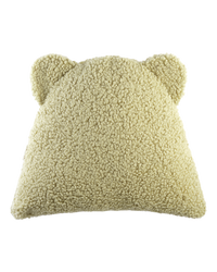 Het Wigiwama bear kussen matcha is het perfecte accessoire voor op de kamer van je kindje. Dit kussen is niet alleen heerlijk zacht maar ziet er ook super leuk uit. Het kussen heeft namelijk twee oortjes en lijkt daardoor net op een berenkopje. VanZus