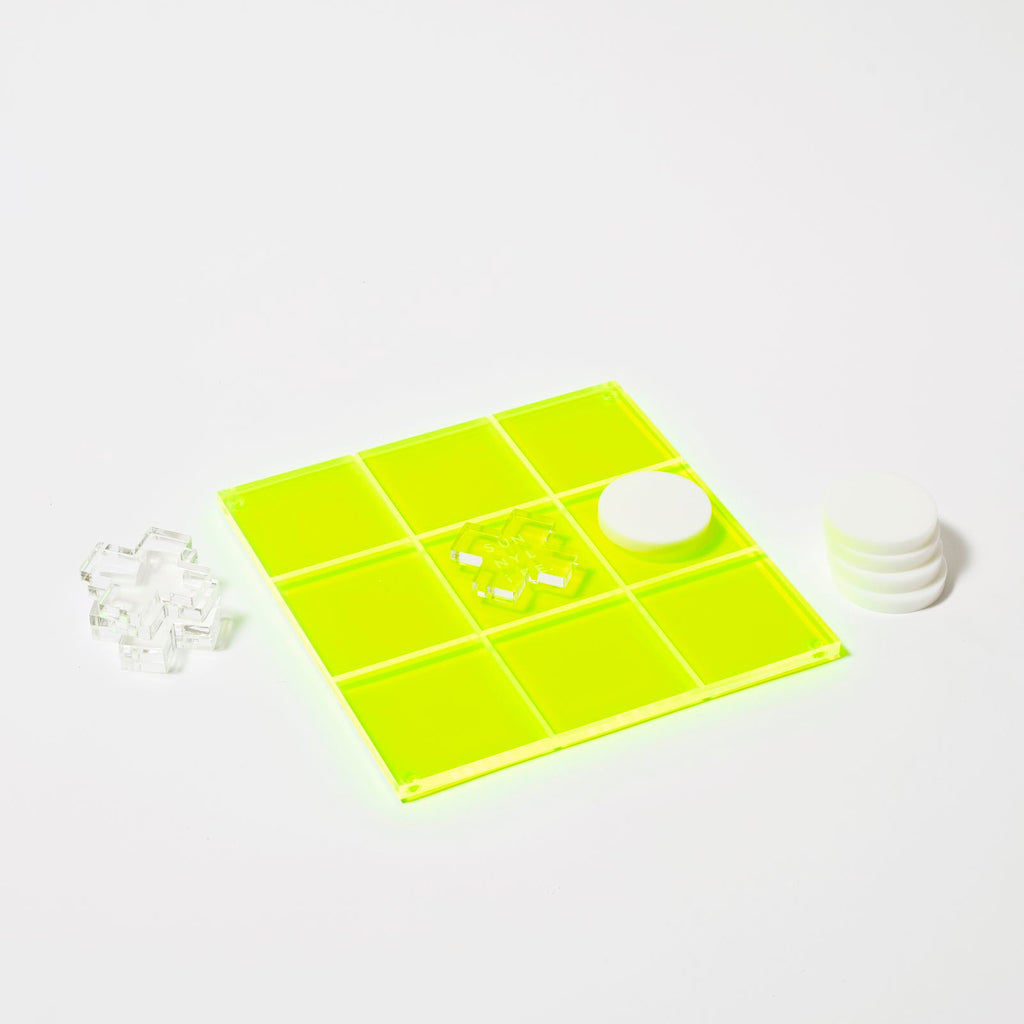 SUNNYLiFE game lucite Tic Tac Toe