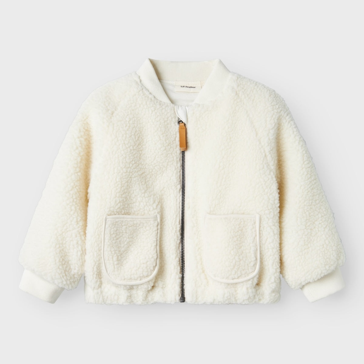 Lil' Atelier mini bee bomber jacket coconut milk