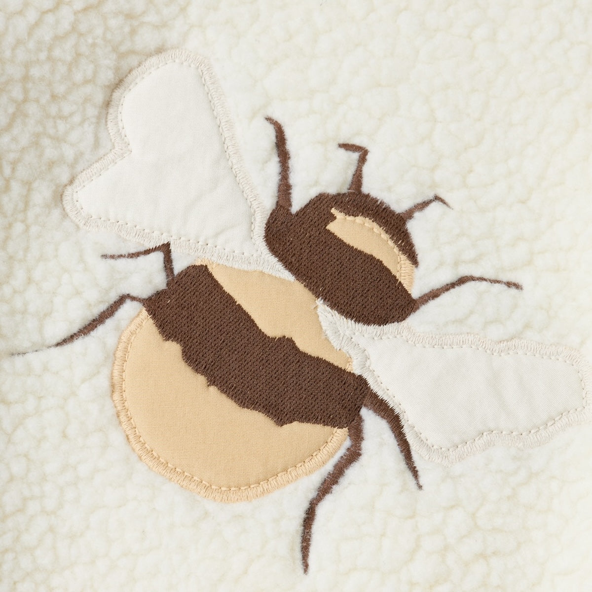 Lil' Atelier mini bee bomber jacket coconut milk