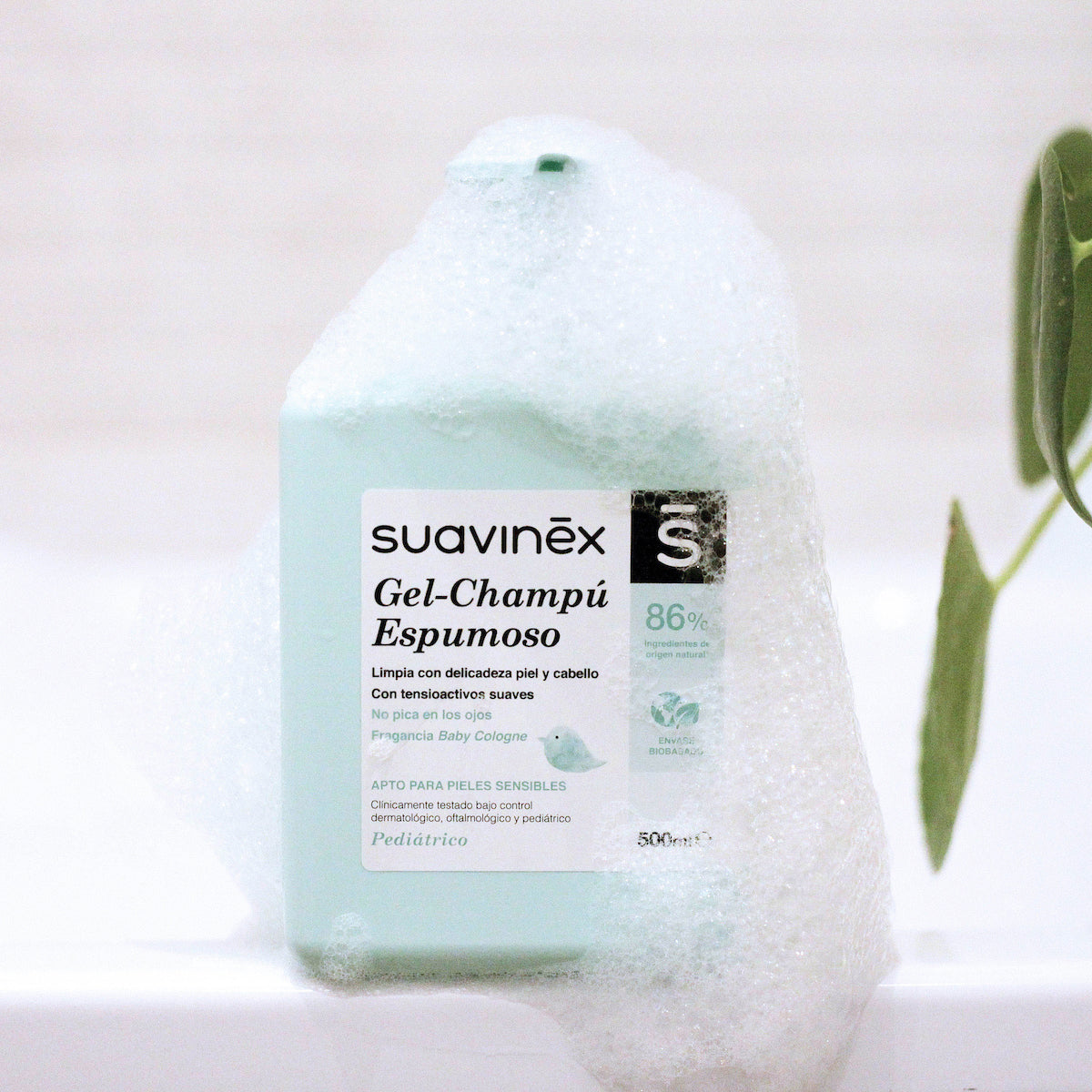 Suavinex baby schuimende douchegel & shampoo 300ml