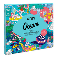 De OMY kleurposter met stickers 1 mtr ocean zorgt voor urenlang kleurplezier. Pak je favoriete gekleurde stiften en stap in de bijzondere wereld van de zeedieren, piratenschepen, mythische zeewezens en zeemeerminnen. VanZus