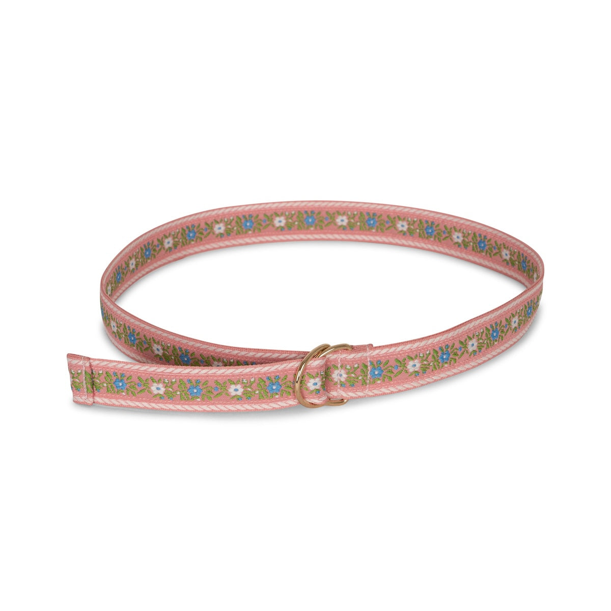 Style de outfit van je kindje met dit leuke ribbon riempje sorbet van Konges Slojd. Dit fraaie riempje met bloemtjes geven de outfit van je kindje net dat beetje extra! Het smalle riempje van grosgrain heeft een sluitgesp en op de fraaie donkerblauwe ondergrond staan gekleurde bloemetjes. VanZus