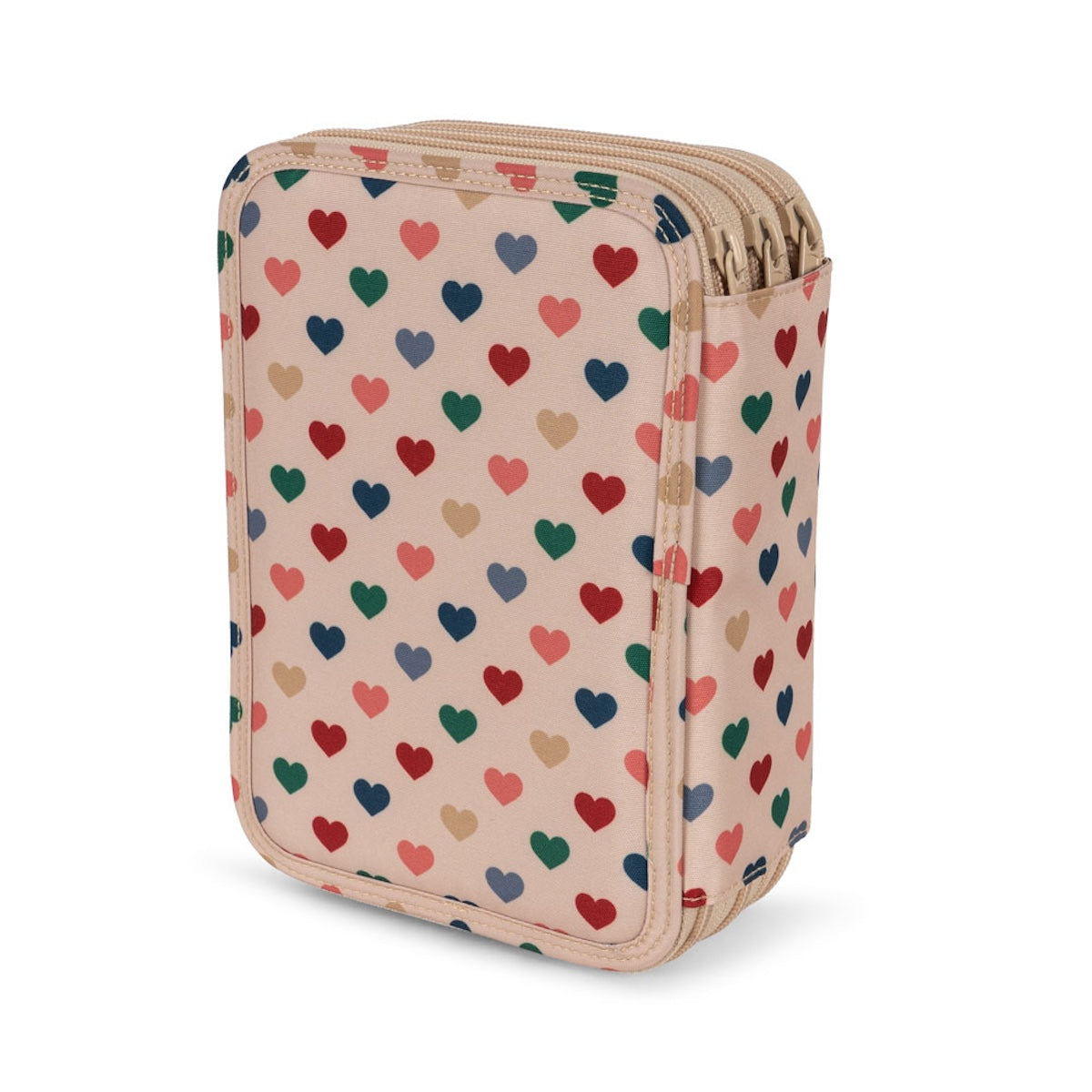 Konges Slojd clover maxi pencil case coeur colorè frappe