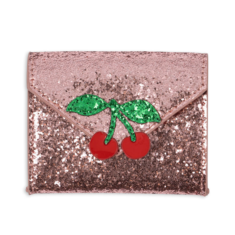 Wil jouw dochter haar eigen centjes bewaren en meenemen? Dan is deze leuke love letter portemonnee pink glitter van het merk Konges Slojd een uitkomst! VanZus