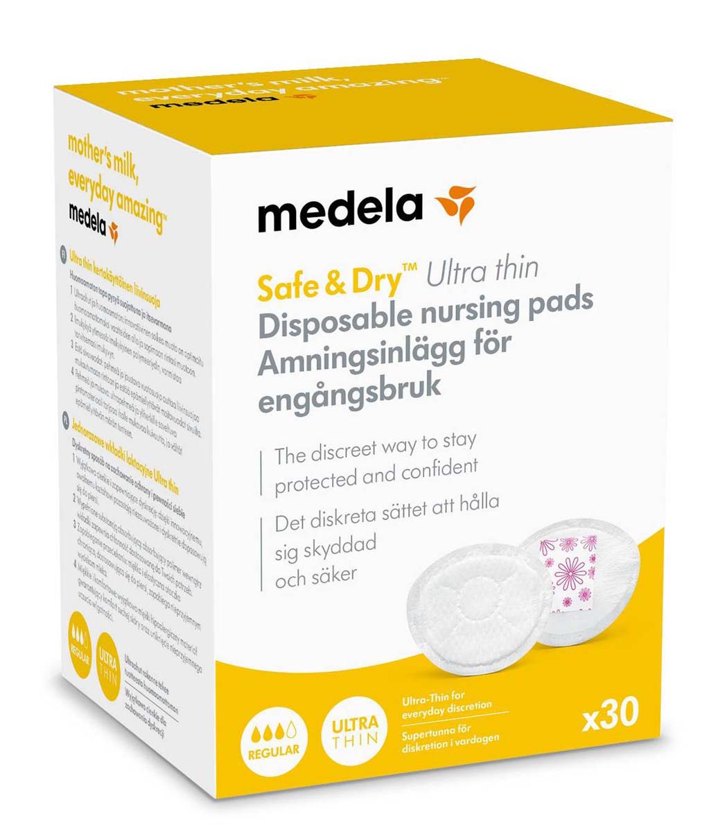 Dit zijn de Medela zoogcompressen met gel 30 stuks. Deze ultradunne, comfortabele zoogcompressen bevestig je met een plakstrip in iedere bh. Zo heb jij nooit vlekken in je kleding door lekken. verpakt per 30 stuks. VanZus.