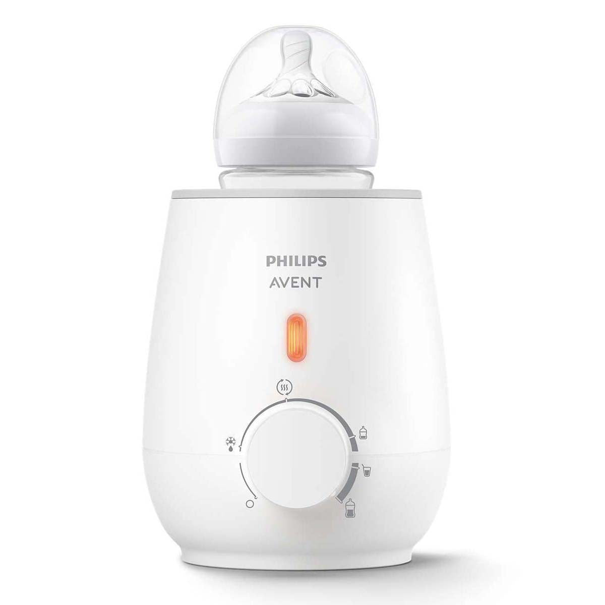 De de Philips Avent flesverwarmer is een flessenwarmer, waarmee je snel een voeding voor jouw kleintje opwarmt. Binnen 3 minuten verwarmt deze flesverwarmer een flesje van 180 ml. Met warmhoudfunctie. VanZus