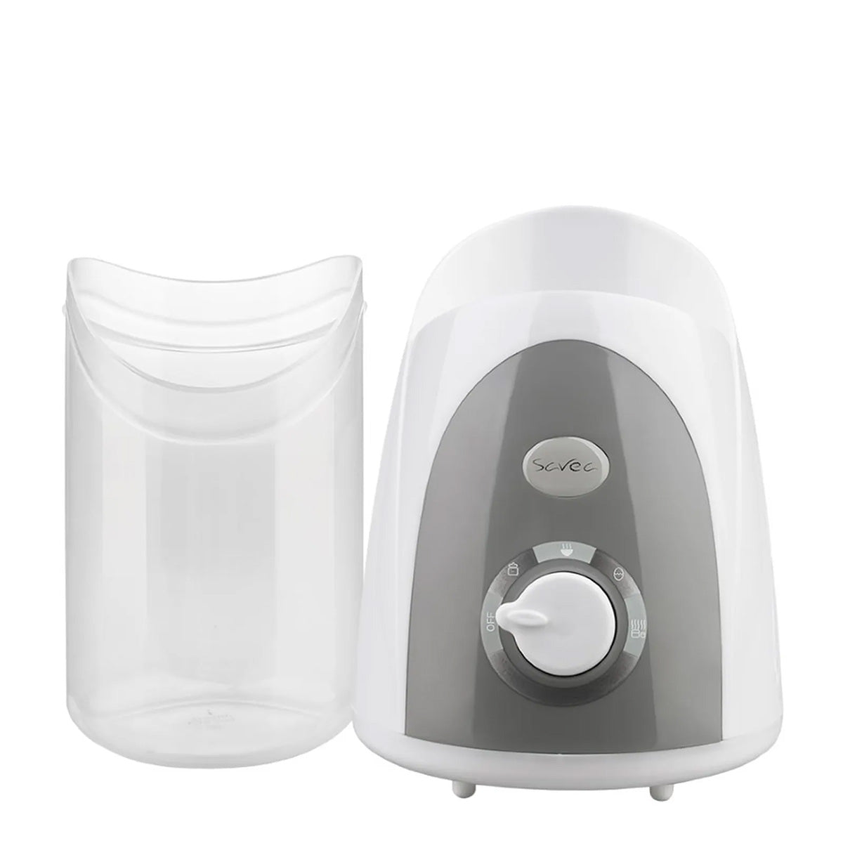 De Abakusbaby Savea flesverwarmer en sterilisator is een 2-in-1- apparaat, namelijk een flessenwarmer, waarmee je snel een voeding opwarmt en een sterilisator waarmee je flessen en onderdelen eenvoudig desinfecteert. VanZus