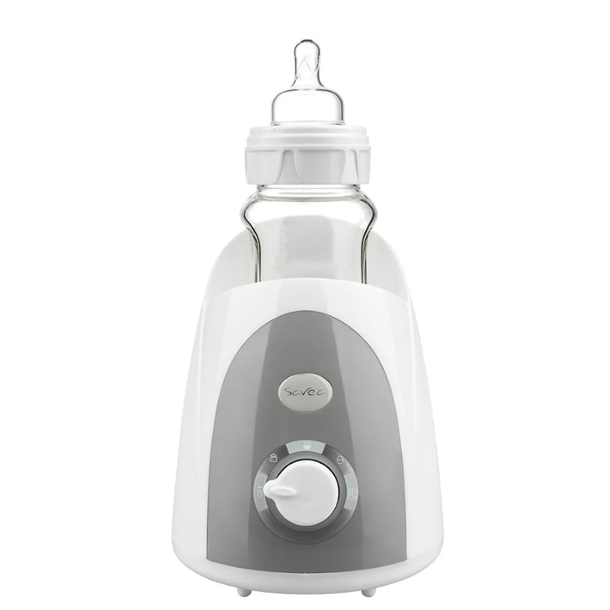 De Abakusbaby Savea flesverwarmer en sterilisator is een 2-in-1- apparaat, namelijk een flessenwarmer, waarmee je snel een voeding opwarmt en een sterilisator waarmee je flessen en onderdelen eenvoudig desinfecteert. VanZus