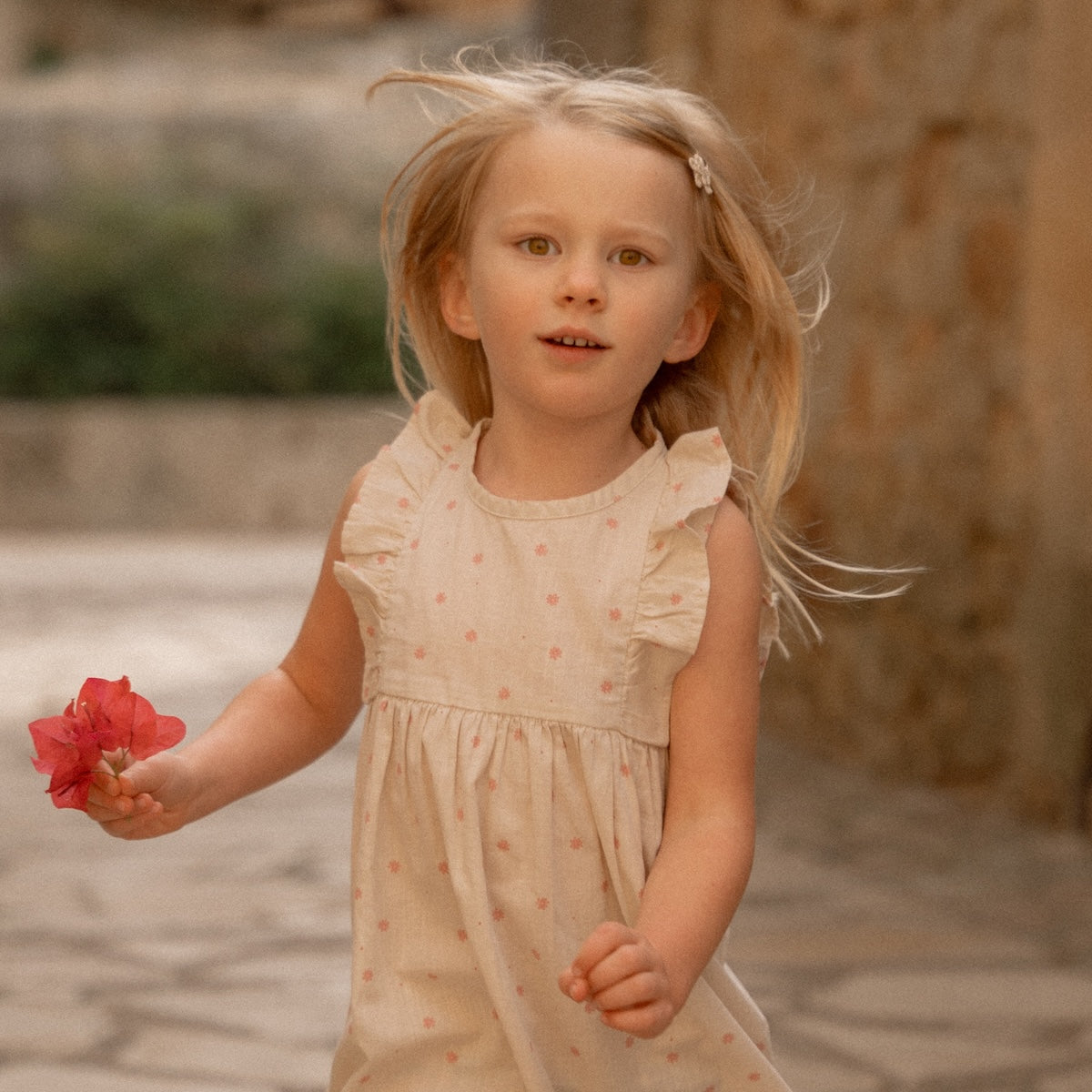 Little Dutch jurkje mouwloos sand