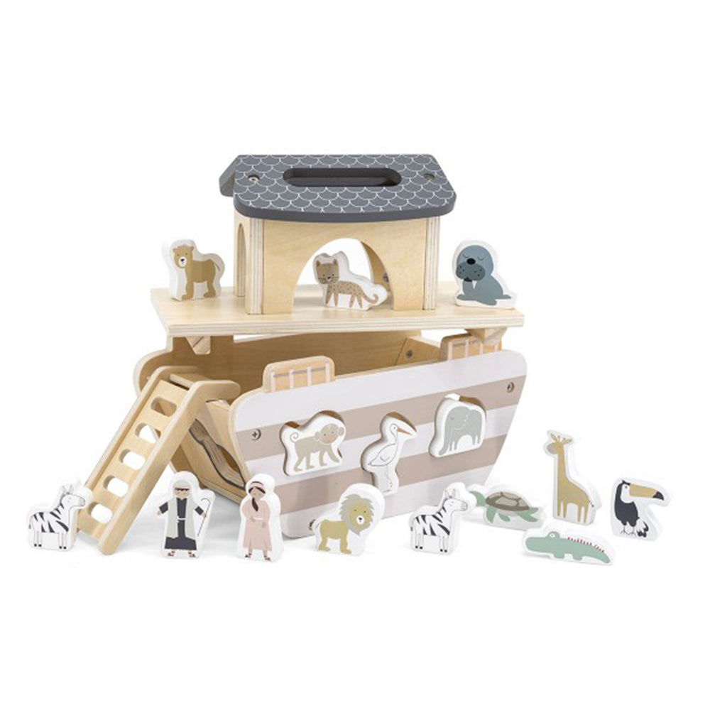 Alle dieren verzamelen! De Tryco houten ark van noach staat garant voor uren speelplezier. Is je kindje dol op dieren? Deze uitgebreide set is super leuk én leerzaam om mee te spelen. VanZus.