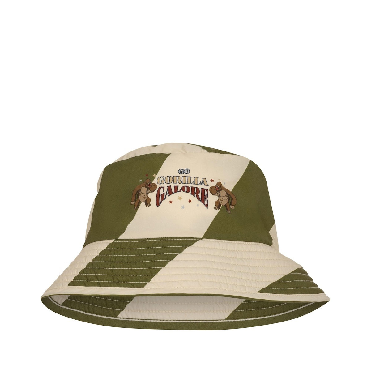 Deze leuke Konges Slojd asnou bucket hat dark olive/creamy white is dé must have voor deze zomer. Met dit hoedje bescherm je het koppie van je kind tegen de zon. En met dit zonnehoedje ziet je kind er natuurlijk superschattig uit! VanZus