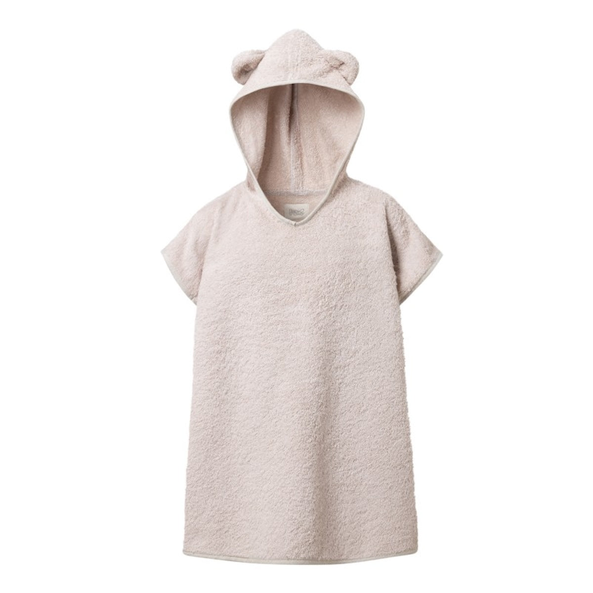 Na het badje, strand of zwembad pak je je kindje heerlijk warm in met de badcape terry nude van Babyshower. Ideaal om te drogen, warm te worden en comfortabel te zijn. De badcape heeft een capuchon en armgaten. VanZus