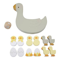 Laat zoveel mogelijk kuikens en eieren balanceren met het balansspel little goose van Little Dutch vanzus
