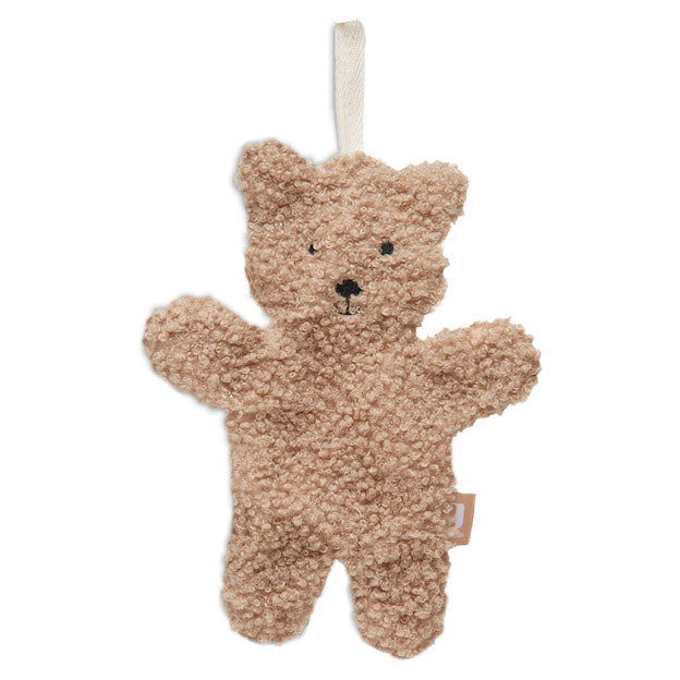 Raak het favoriete speentje van jouw kleintje niet meer kwijt door het speendoekje teddy bear biscuit van Jollein. Het speendoekje heeft de vorm van een beertje en is heerlijk zacht.