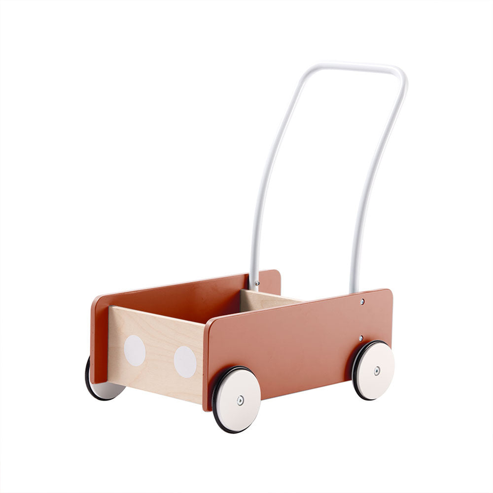 De Kid's Concept loopwagen roest is het perfecte accessoire voor alle kindjes die net leren lopen. Dankzij deze leuke loopkar hebben ze net dat beetje extra steun en stabiliteit. VanZus.