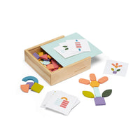 Met de Kid's Concept mozaïek puzzel box kan jouw kindje zich uren vermaken! Met deze mozaïek puzzel kan jouw kindje maken wat hij of zij wil, of één van de kaartjes proberen na te maken. VanZus.
