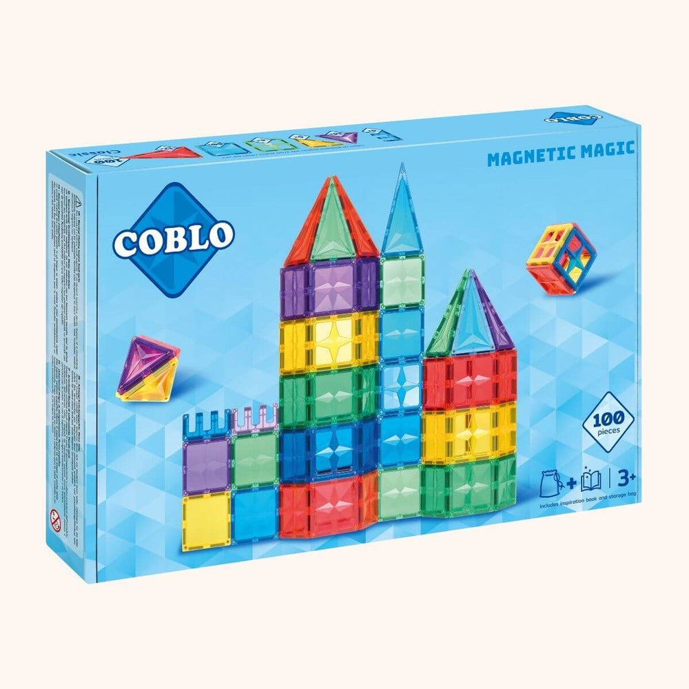 Zelf bedenken wat je gaat bouwen en iedere keer weer iets anders. Dat kan met deze Coblo Classic speelset van 100 stuks. Het magnetisch speelgoed van Coblo prikkelt de fantasie van kinderen. VanZus 