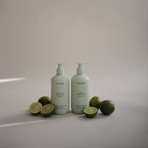 Mushie shampoo & body wash green lemon