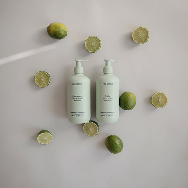 Mushie shampoo & bodywash green lemon