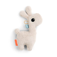 De Done by Deer activiteitenring lalee is het ideale speeltje om je baby te vermaken en zintuigen te stimuleren. Met knisperspeeltje, vogel met belletje en rammelaar. VanZus