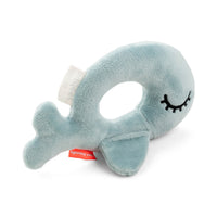 Met deze Done by Deer ringrammelaar wally blue vermaakt je baby zich urenlang. Deze blauwe rammelaar maakt een rammelend geluid wanneer je ermee schudt en de vinnen van de walvis knisperen. VanZus.