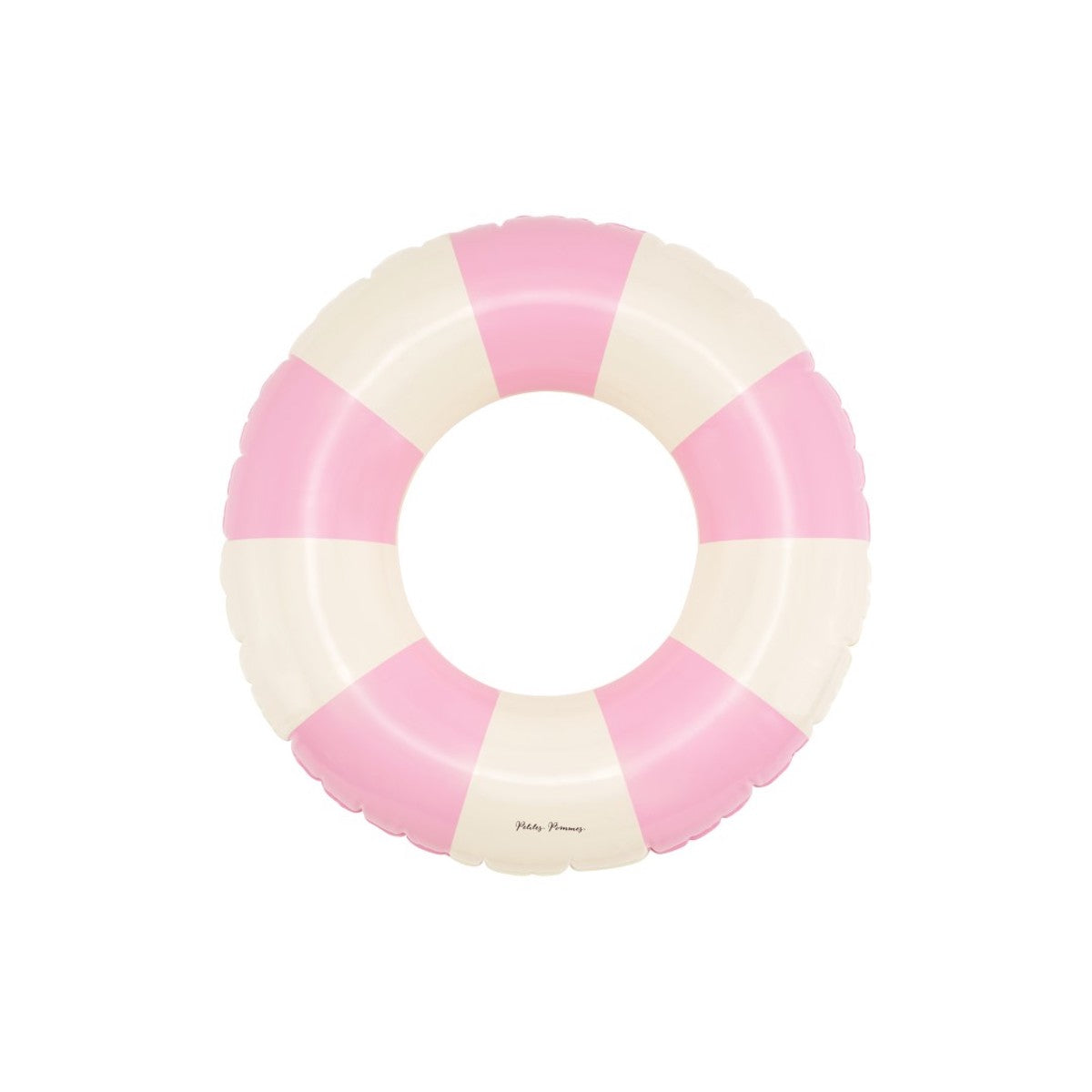 De Petites Pommes Olivia zwemband in de kleur Bubblegum (roze) is een opblaasbare zwemband met een diameter van 45cm. Deze zwemband heeft een leuk en kleurrijk ontwerp in een streep design. VanZus