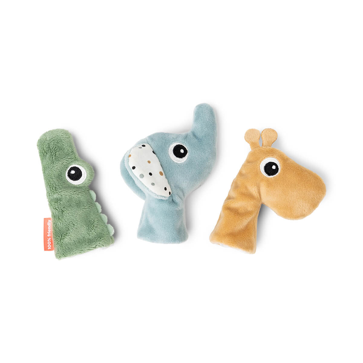 Deze Done by Deer vingerpoppen 3-pack deer friends is een geweldige manier om de fantasie van je kind te ontwikkelen. De deer friends helpen je om je eigen sprookjes en verhalen te verzinnen. VanZus.