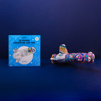 De OMY air toy opblaasbare kleurplaat rocket zorgt voor urenlang speelplezier voor je kindje. Deze leuke kleurplaat kun je inkleuren, opblazen en er vervolgens lekker mee spelen of gebruiken als decoratie. VanZus