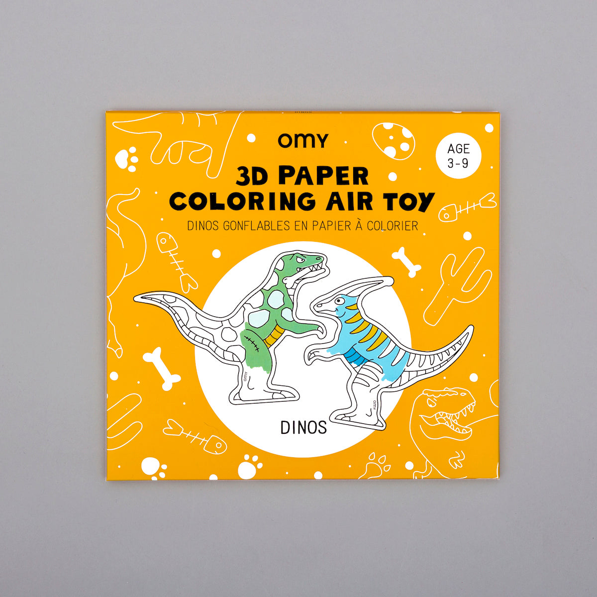 De OMY air toy opblaasbare kleurplaat dino zorgt voor urenlang speelplezier voor je kindje. Deze leuke kleurplaat kun je inkleuren, opblazen en er vervolgens lekker mee spelen of gebruiken als decoratie. VanZus