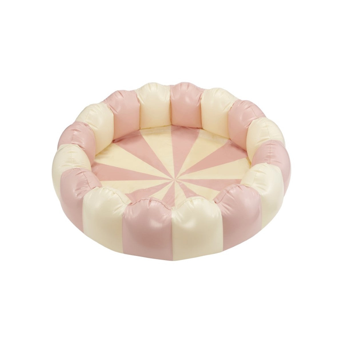 Petites Pommes Alice zwembad in de kleur French rose is het perfecte opblaasbare zwembadje voor kinderen die op zoek zijn naar plezier en verfrissing op warme zomerdagen. De pool heeft een diameter van 95cm. VanZus