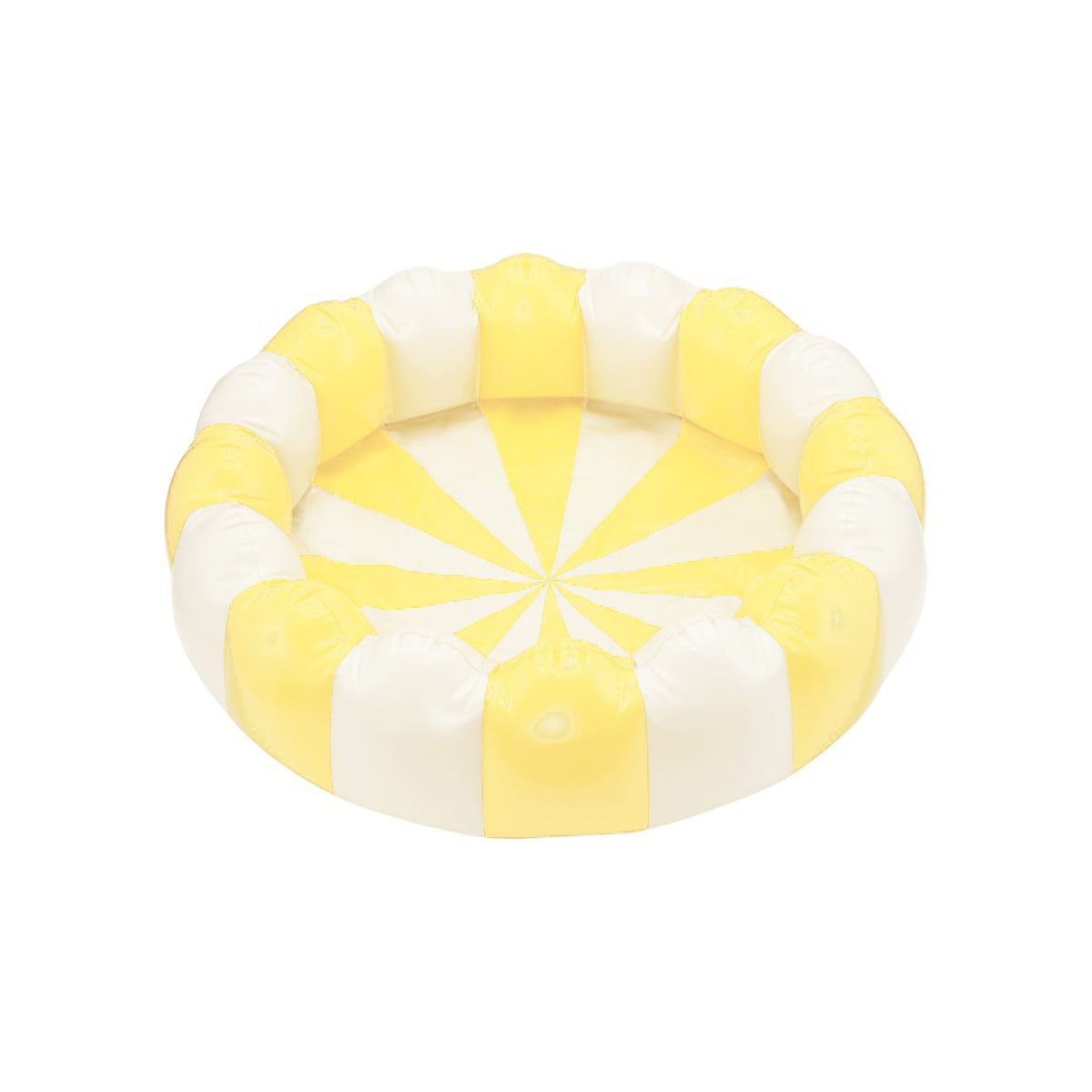 Petites Pommes Alice zwembad in de kleur Pastel yellow is het perfecte opblaasbare zwembadje voor kinderen die op zoek zijn naar plezier en verfrissing op warme zomerdagen. De pool heeft een diameter van 95cm. VanZus