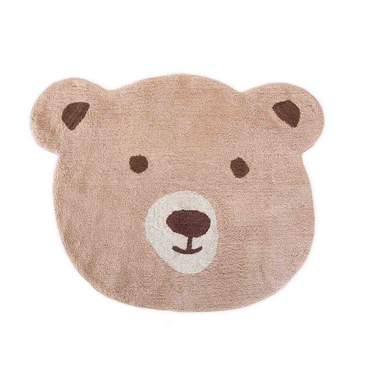 Kleed je kinderkamer warm en stijlvol aan met het KidsDepot beer beige vloerkleed. Het speelkleed is 100 x 125 cm groot is gemaakt van 100% katoen. Dit maakt het tapijt comfortabel om op te zitten en te spelen. VanZus